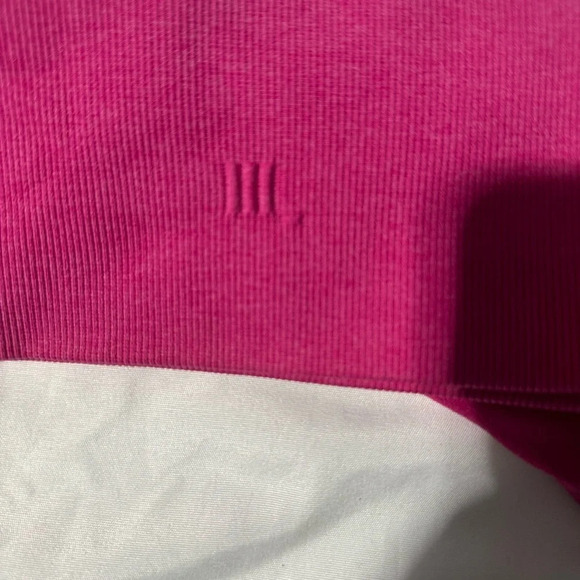 Lululemon Ebb to Street Cropped Leggings Barbie Pink (8) - Picture 8 of 9